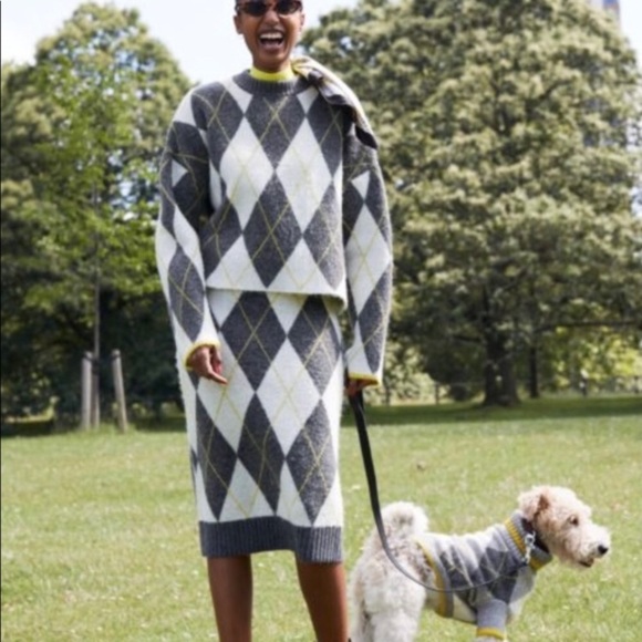 H&M x Pringle of Scotland Jacquard-Knit Skirt eh. - Picture 8 of 16